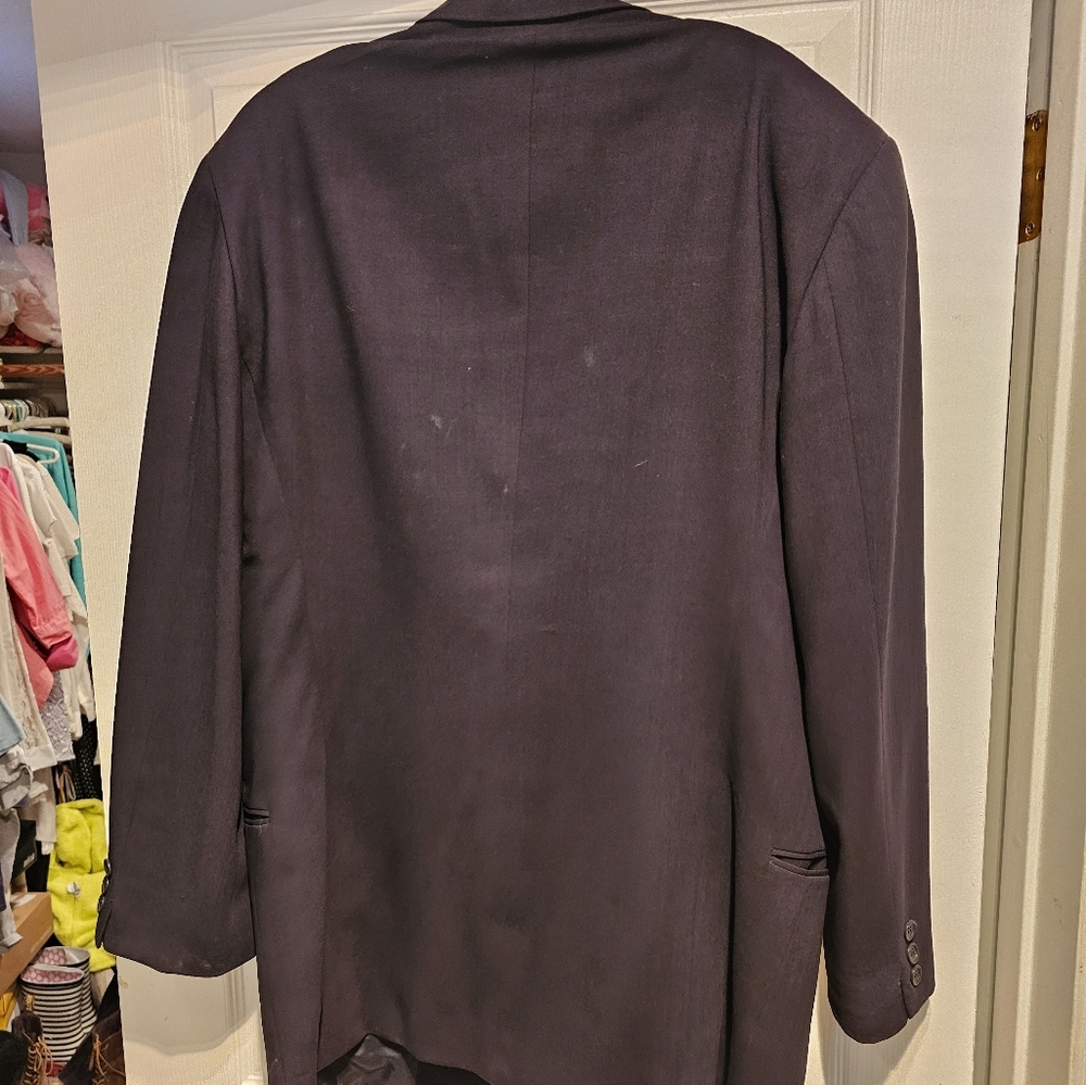 Black Armani Suite coat wool size 44 Tall Model 2B34BE